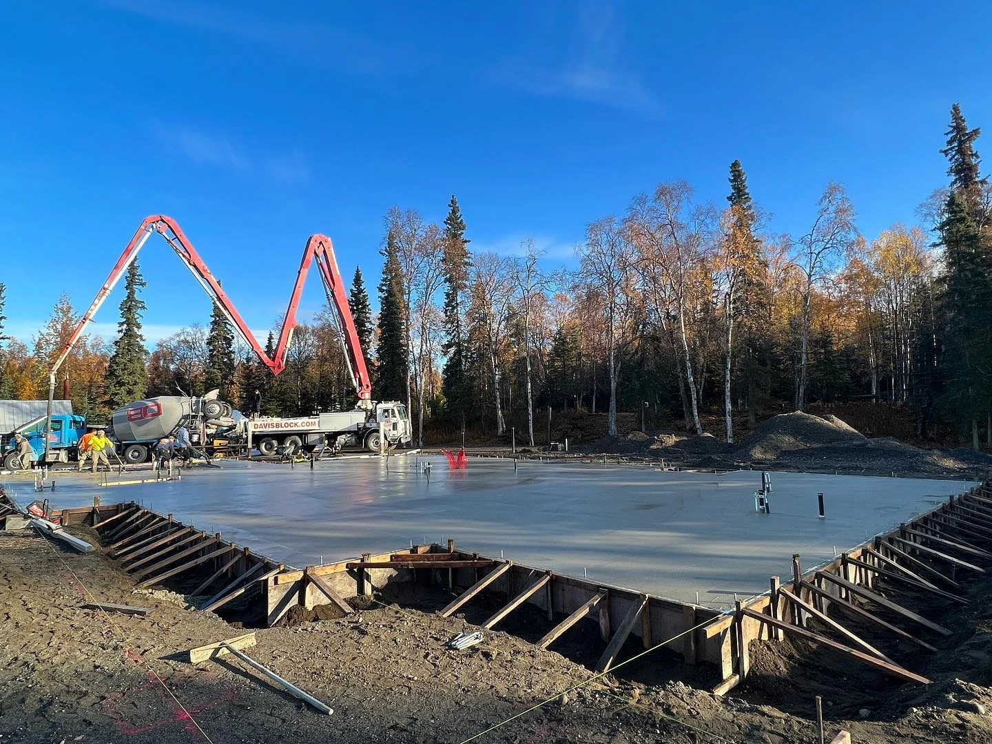Davis Block concrete project