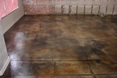 Decorative Concrete Acid Stain project photo 2