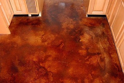 Decorative Concrete Acid Stain project photo 3