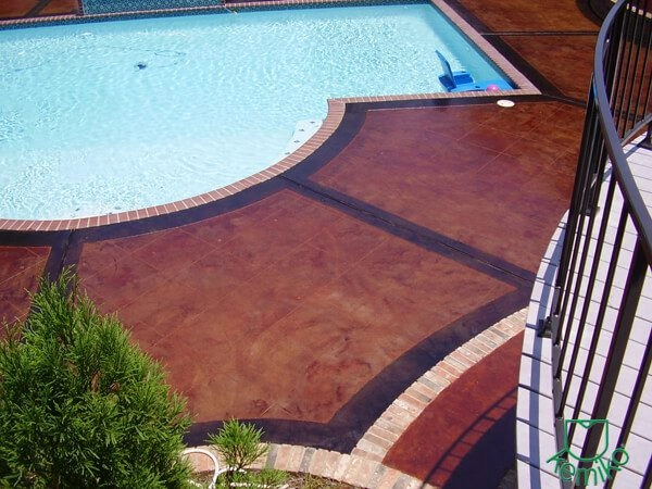 Decorative Concrete Acid Stain project photo 4