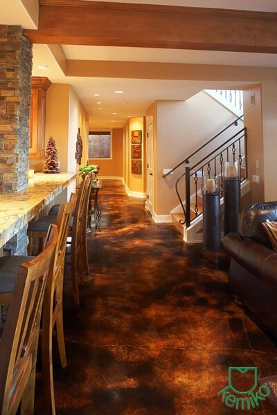 Decorative Concrete Acid Stain project photo 7
